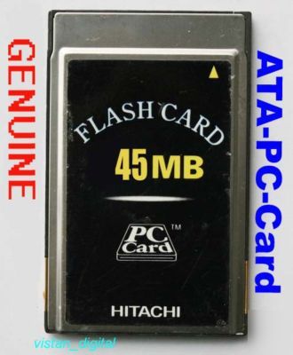 45MB ata pc hitach flash memory card genuine 