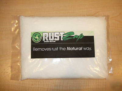 All natural, biodegradable rust remover 