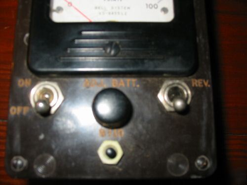 Bell system volt meter ks-8455L2 leather case