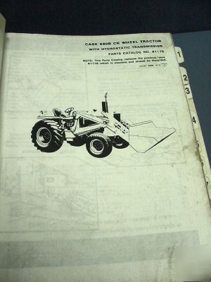 Case 580B ck tractor parts catalog â€“ 1,372 pages