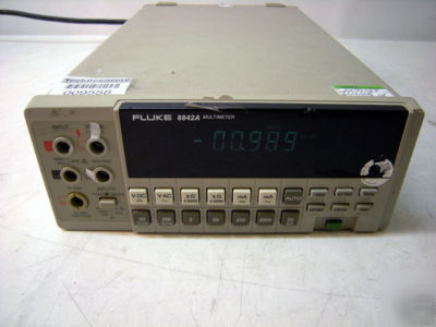 Fluke 8842A digital multimeter w/opt ac-09, ieee-05