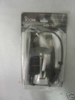 Icom, HS51 headset w vox and ptt for F11/F21/F3GS/F4GS 