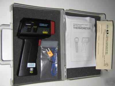 New calibrated infrared thermometer with hard case - 