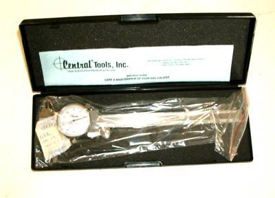 New central #6427 stainless 0-6 dial caliper- 