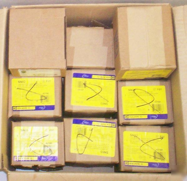 New square d insulated groundable neutral kits lot 10 