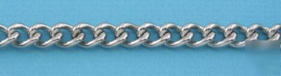Stainless steel - twist link chain 1/8