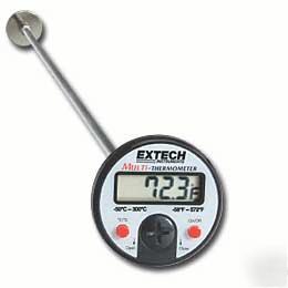 Extech 392052 â€” flat surface stem digital thermometer 
