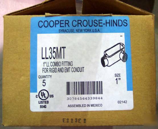 1 box crouse hinds LL35MT 1
