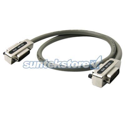 1M ieee-488 hp-ib gpib cable metal connector adapter