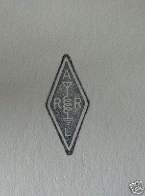 Arrl logo ink hand stamp for qsl cards no 