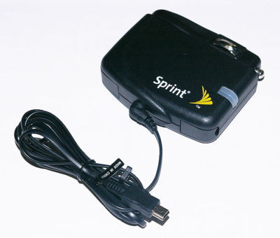 Blackberry holster and sprint mini usb car/wall charger