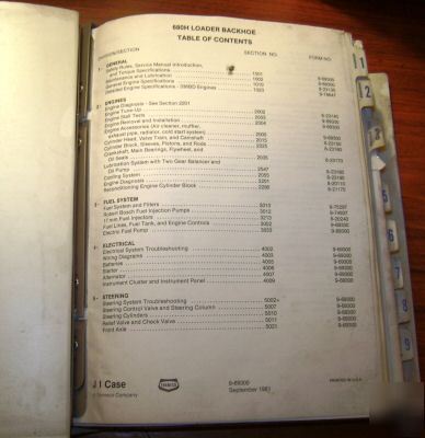 Case 680H tractor loader backhoe service repair manual