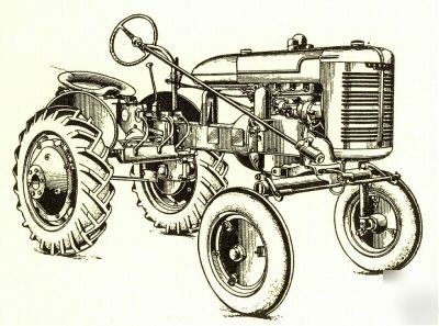 Farmall model a tractor service manual