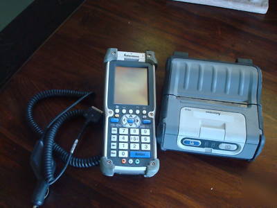 Intermec CK61 handheld barcode scanner w/ PB42 printer