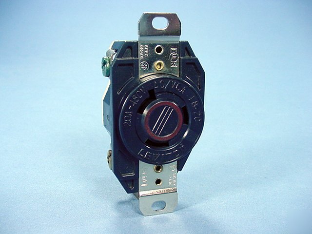 Leviton L8-20 locking receptacle outlet 20A 480V 2340