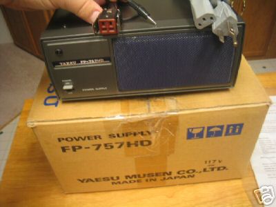 Like new yaesu fp 757HD power supply with speaker 