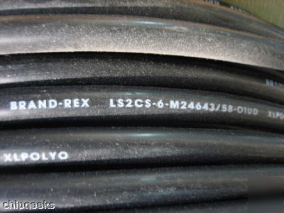 M24643/58 mil-spec aircraft 12 cond 26AWG cable LS2CS-6