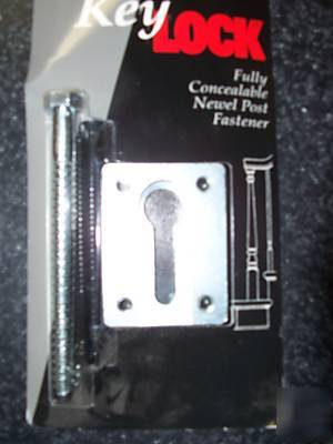 New fully concealable ell post fastener 