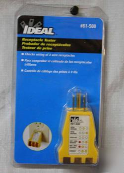 New ideal #61-500 receptacle tester - 