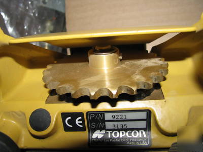 Topcon trackerjack w/laser receiver machine control 