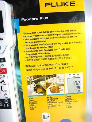  fluke infrared noncontact food pro plus thermometer 