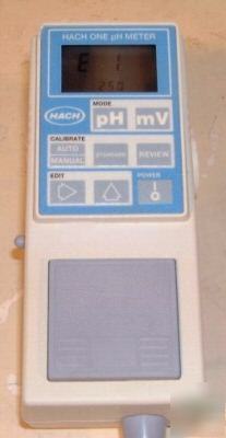 Hach, hach one, 43800, ph meter, hand held, lot of 2