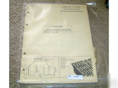 John deere 155 series power unit parts catalog manual