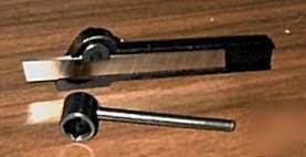 Lathe cut-off tool holder str parting 7/8 w/blade