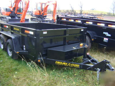 2008 pequea trc-1500 dump trailer