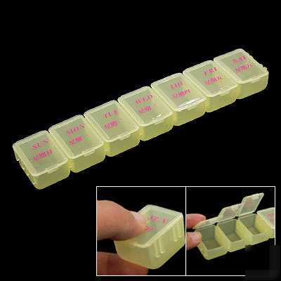Electronic components kits yellow boxes case organizer