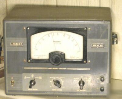 Jackson # 652 audio frequency oscillator - radio equip
