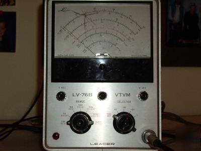 Leader lv-76B~vtvm volt/amp multimeter 9.99 