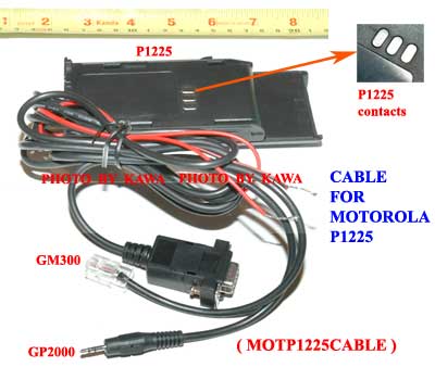 New programming cable for motorola P1225 + mobile radio 