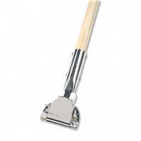 Unisan clip-on dust mop handle, lacquered wood, swiv...