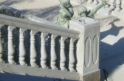 3 sets hand railing concrete plaster mold molds