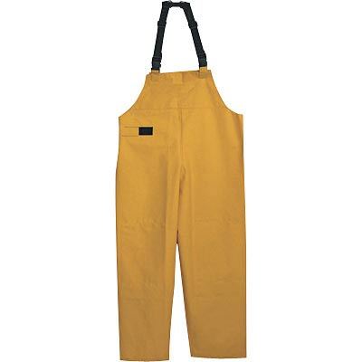 Boss yellow lined bibs - .50MM, extra large