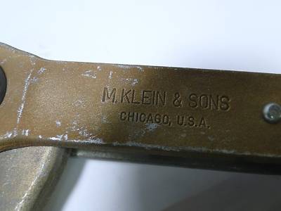 Klein 1628-16 chicago grip, forged, .31-.62 ehs cable