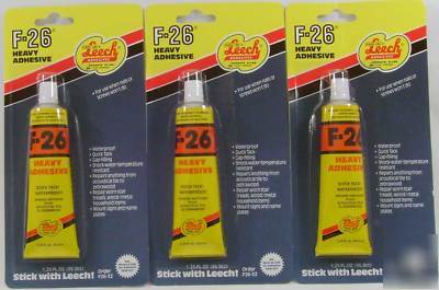 Leech adhesive F26 construction adhesive glue 3 pack