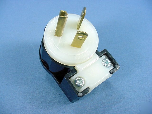 Leviton angled industrial plug nema 6-20 20 amp 250V