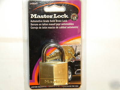 Master lock solid brass padlock #140DAT
