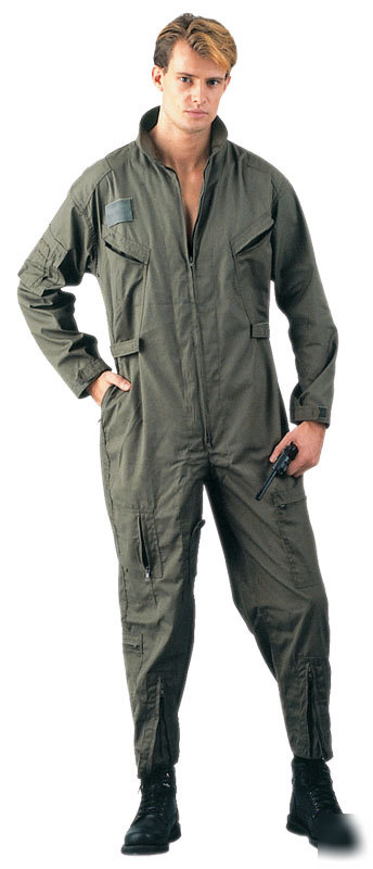 Olive drab flight suit air force flightsuit size 3X