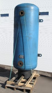 Vertical air receiver tank 240 gallon 32.1 cu ft