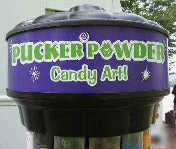 3-pucker powder candy machines, money making investment