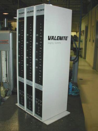 Bank of 3 valenite electronic columns model #VE101