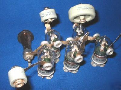 Five vacuum relays B1B 1T1, 10A, 3 kv, used