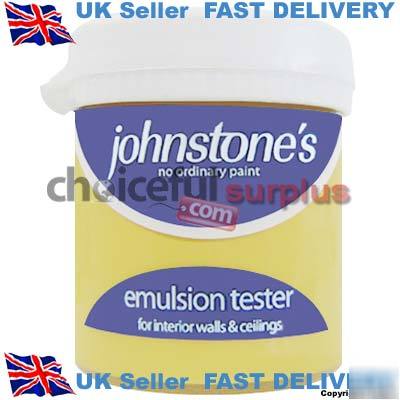 Johnstone's midsummer matt vinyl emulsion tester 75ML