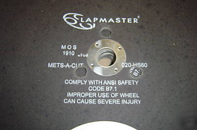 Lapmaster mets-acut-020-HS60 abrasive cut-off wheels 