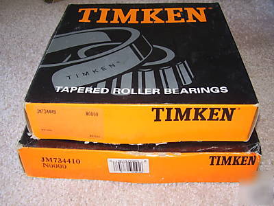 New timken bearing inner cone JM734449 & outer cup 410
