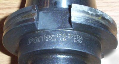 Parlec CAT50 collet chuck C50-32ER4 - 20MM x 4