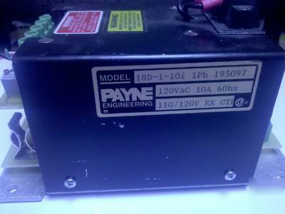 Payne engineering 18D-1-10I power control solid state